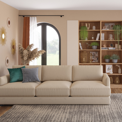 Przytulny salon w stylu boho
