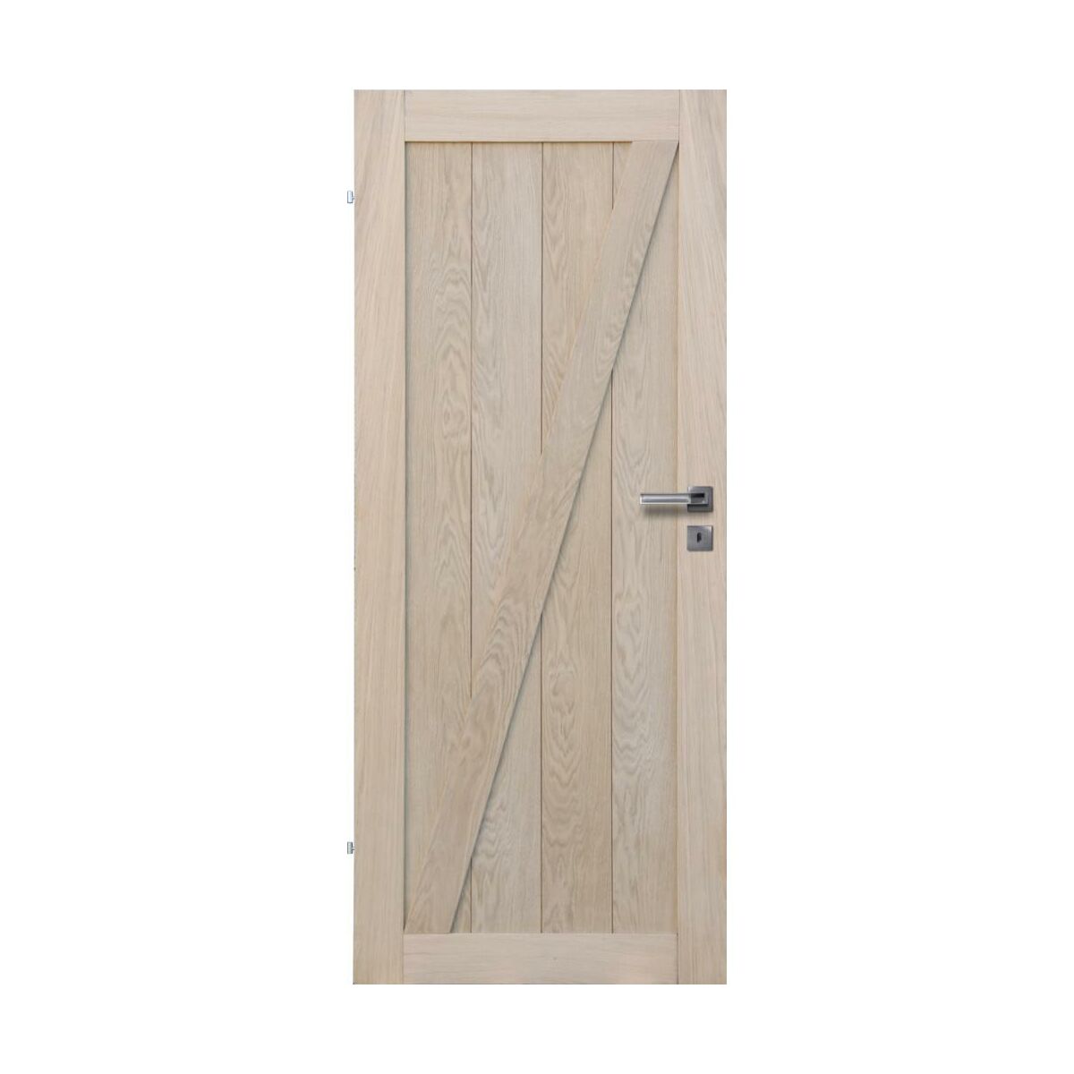Drzwi wewnętrzne drewniane pełne Loft Z 80 Lewe Radex