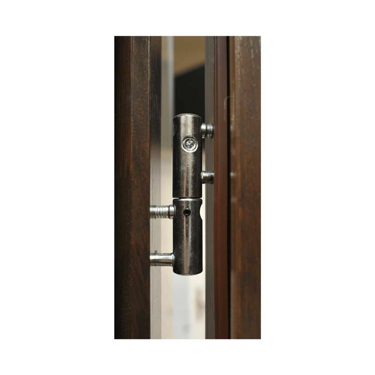 Drzwi zewnętrzne drewniane wejściowe Albi orzech 90 Lewe Elprema