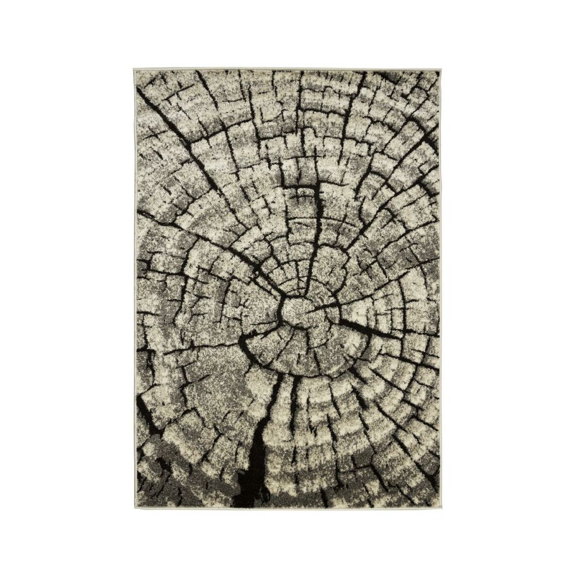 Dywan Wood szaro-beżowy 120 x 170 cm
