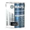 Emalia do metalu i betonu CHLOROKAUCZUK 5 l Czarny głęboki RAL 9005 RAFIL