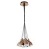 Lampa wisząca PRIDDY miedziana E27 EGLO