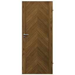 Drzwi wewnętrzne drewniane pełne Nut Dąb 70 Prawe Radex