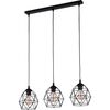 Lampa wisząca GALAXY czarna 3 x E27 TK LIGHTING