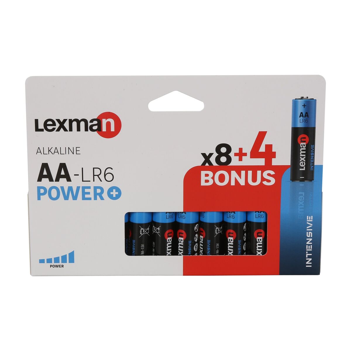 Bateria alkaliczna INTENSIVE LR6/AA 12 SZT. LEXMAN