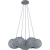 Lampa wisząca BACKAZ szara E27 TK LIGHTING