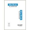 Ramka na zdjęcia ACCENT 50 x 70 cm nikiel mat aluminiowa