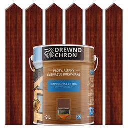 Impregnat do drewna EXTRA 9 l Dąb ciemny DREWNOCHRON