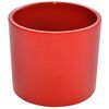 Osłonka ceramiczna 32 cm czerwona WALEC