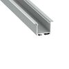 Profil aluminiowy do taśm LED TYP K dł. 2 m srebrny + zaślepki EKO-LIGHT