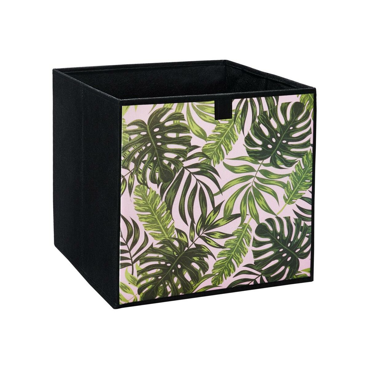 Pudełko tekstylne Kub 31 x 31 x 31 cm liście