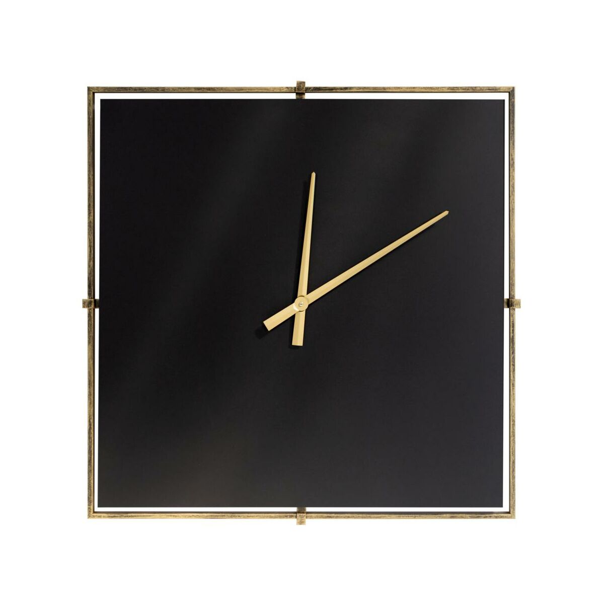 Zegar ścienny 22C śr. 80 cm czarno-złoty