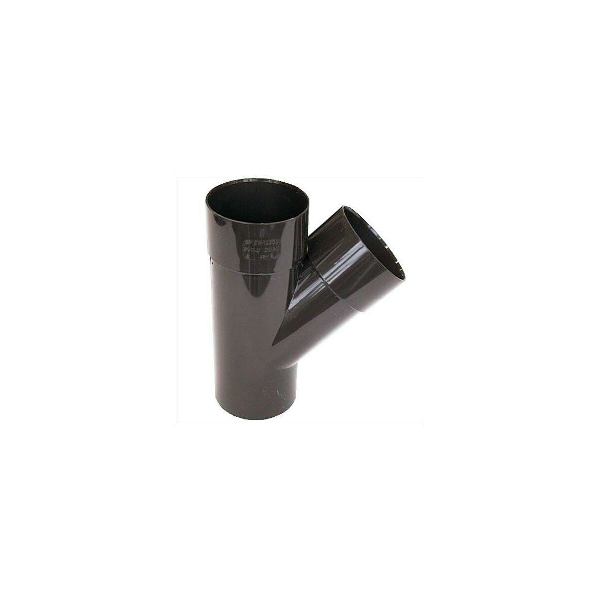 Trójnik rynnowy 50 mm/45° Brązowy SCALA PLASTICS