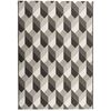 Dywan zewnętrzny PATIO czarno-biały 160 x 230 cm