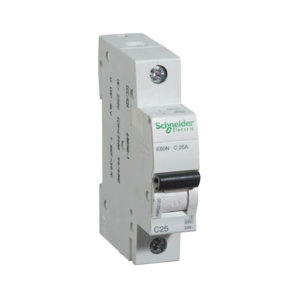 Wyłącznik nadprądowy K60N - C25 - 1 25 A SCHNEIDER ELECTRIC