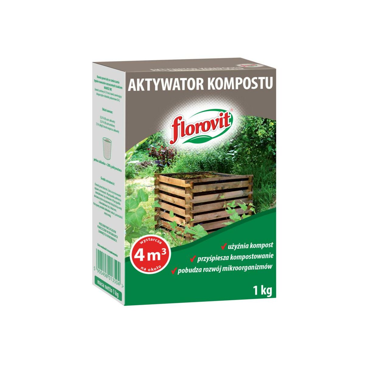 Aktywator kompostu 1kg Florovit