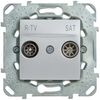 Gniazdo RTV / SAT końcowe UNICA aluminium SCHNEIDER ELECTRIC
