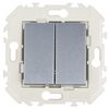 Włącznik podwójny QUADRO Aluminium EFAPEL