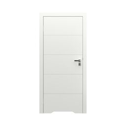 Drzwi wewnętrzne łazienkowe z podcięciem wentylacyjnym Vector E Białe 80 Lewe Porta