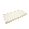 Parapet zewnętrzny STALOWY Biały 25 x 150 cm DOMIDOR