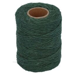 Sznurek jutowy 2 mm x 50 m pleciony ciemnozielony Suki