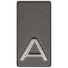 Litera A wys. 5 cm PVC grafitowa