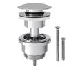 Korek spustowy ADJUSTABLE CLICK-CLACK regulowany CHROM EQUATION