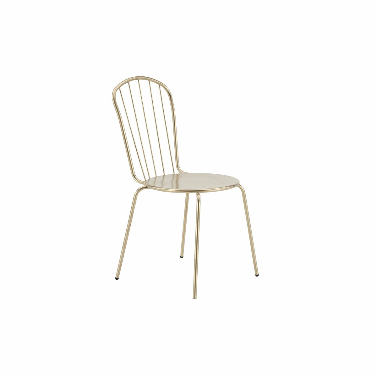 Krzesło ogrodowe Luxa stalowe złote
