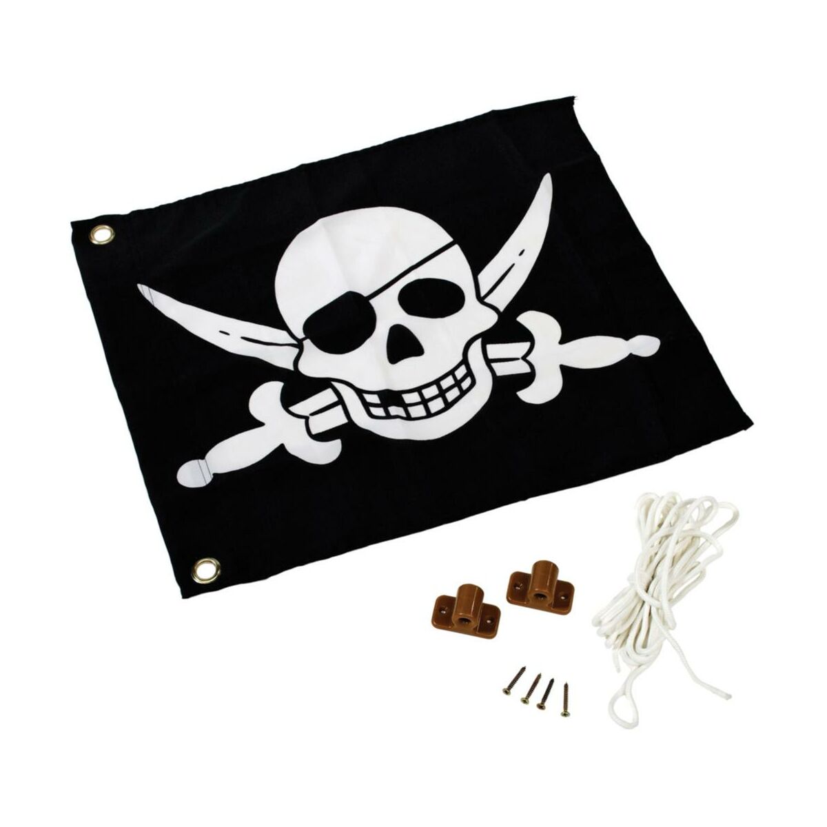 Flaga pirat z systemem podnoszenia 55x45 cm KBT