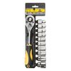 Zestaw kluczy nasadowych 1/2" 38D652 11 szt. Topex