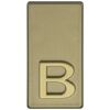 Litera B wys. 5 cm PVC oliwkowa