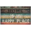 Wycieraczka wewnętrzna HAPPY PLACE 45 x 75 cm gumowa