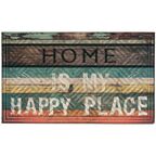 Wycieraczka wewnętrzna HAPPY PLACE 75 x 45 cm MULTI-DECOR