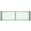 Brama dwuskrzydłowa VERA 400 x 123 cm zielona WIŚNIOWSKI