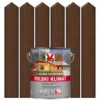 Lazura do drewna POLSKI KLIMAT 5 l Orzech ciemny V33