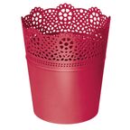 Osłonka plastikowa 16 cm różowa LACE 207C PROSPERPLAST
