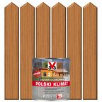 Lazura do drewna POLSKI KLIMAT 0.75 l Dąb jasny V33