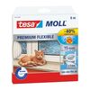 Uszczelka do drzwi i okien MOLL Profil Omega 6 m biała silikonowa TESA