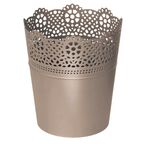 Osłonka plastikowa 16 cm beżowa LACE 7529U PROSPERPLAST