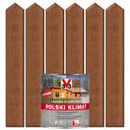 Lazura do drewna POLSKI KLIMAT 0.75 l Mahoń V33