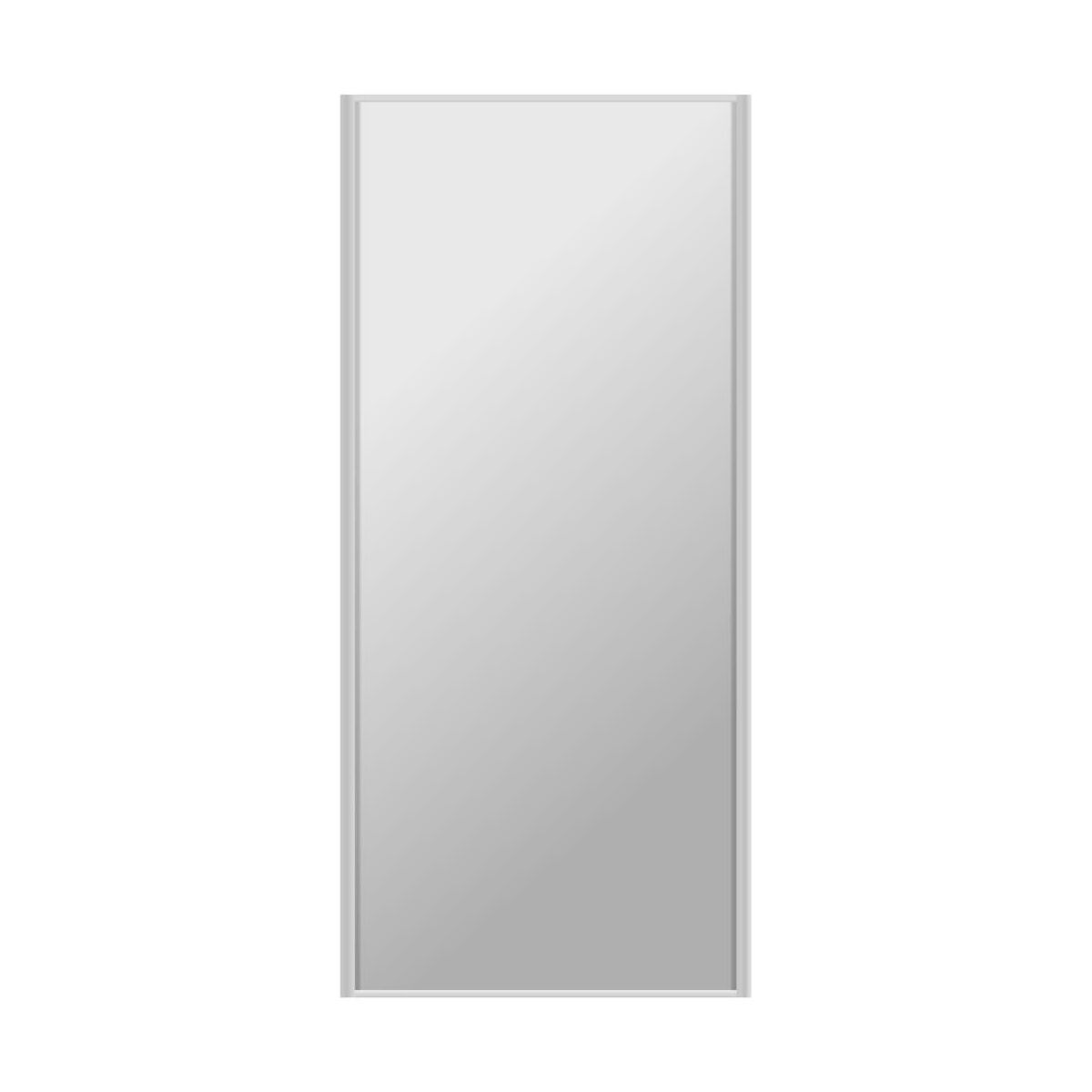 Drzwi przesuwne do szafy 98.7 cm z lustrem rama srebrna Spaceo