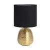 Lampa stołowa OSCAR czarno-złota E27 MARKSLOJD