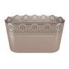 Osłonka plastikowa 28.5 x 13.5 cm beżowa LACE 7529U PROSPERPLAST