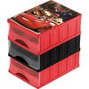 Zestaw 3 szuflad SZUFLADY A5 CARS 25 x 18 x 25 cm KEEEPER