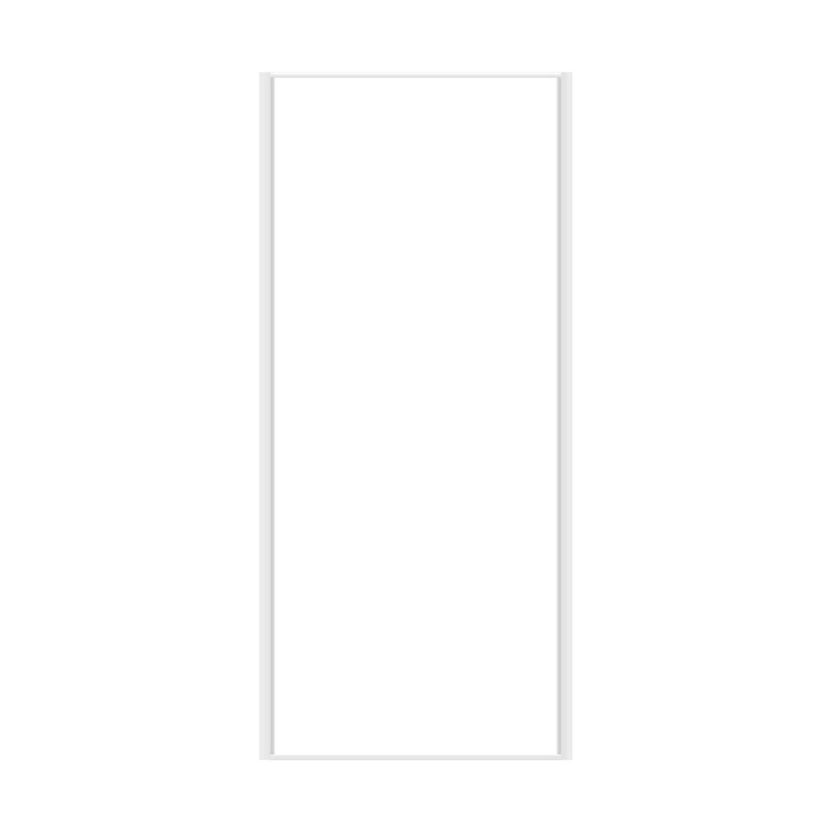 Drzwi przesuwne do szafy 98.7 cm biały połysk rama biała Spaceo