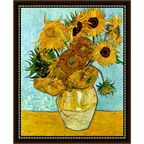 Obraz SŁONECZNIKI VINCENT VAN GOGH 55.2 x 72.2 cm NIELSEN