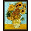 Obraz SŁONECZNIKI VINCENT VAN GOGH 55.2 x 75.2 cm NIELSEN