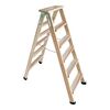 Drabina drewniana z szerokim stopniem 2 x 5