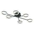 Lampa sufitowa IRING czarna LED INSPIRE