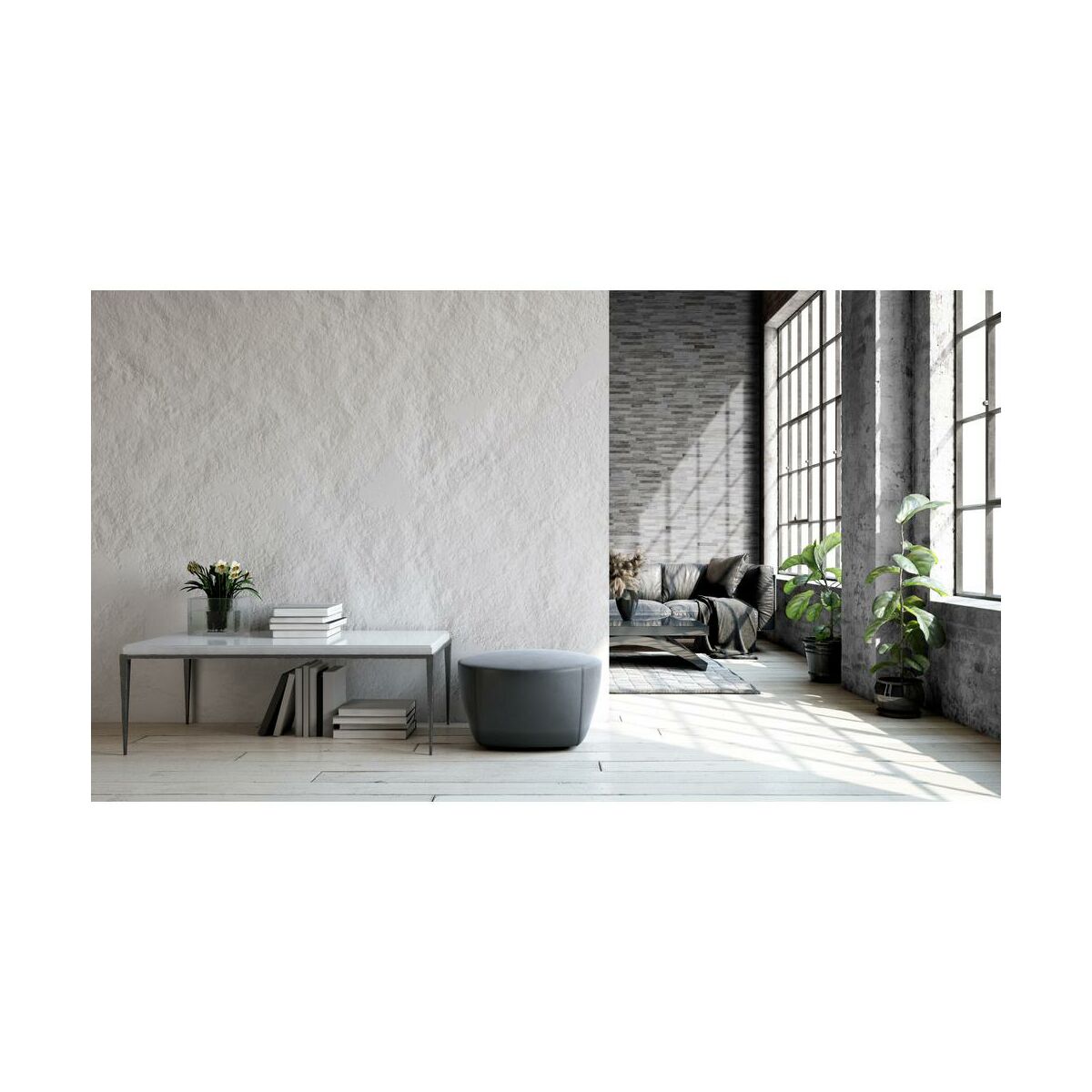 Kamień elewacyjny dekoracyjny betonowy Mont Blanc Grigio 0.44 m2 Maxstone